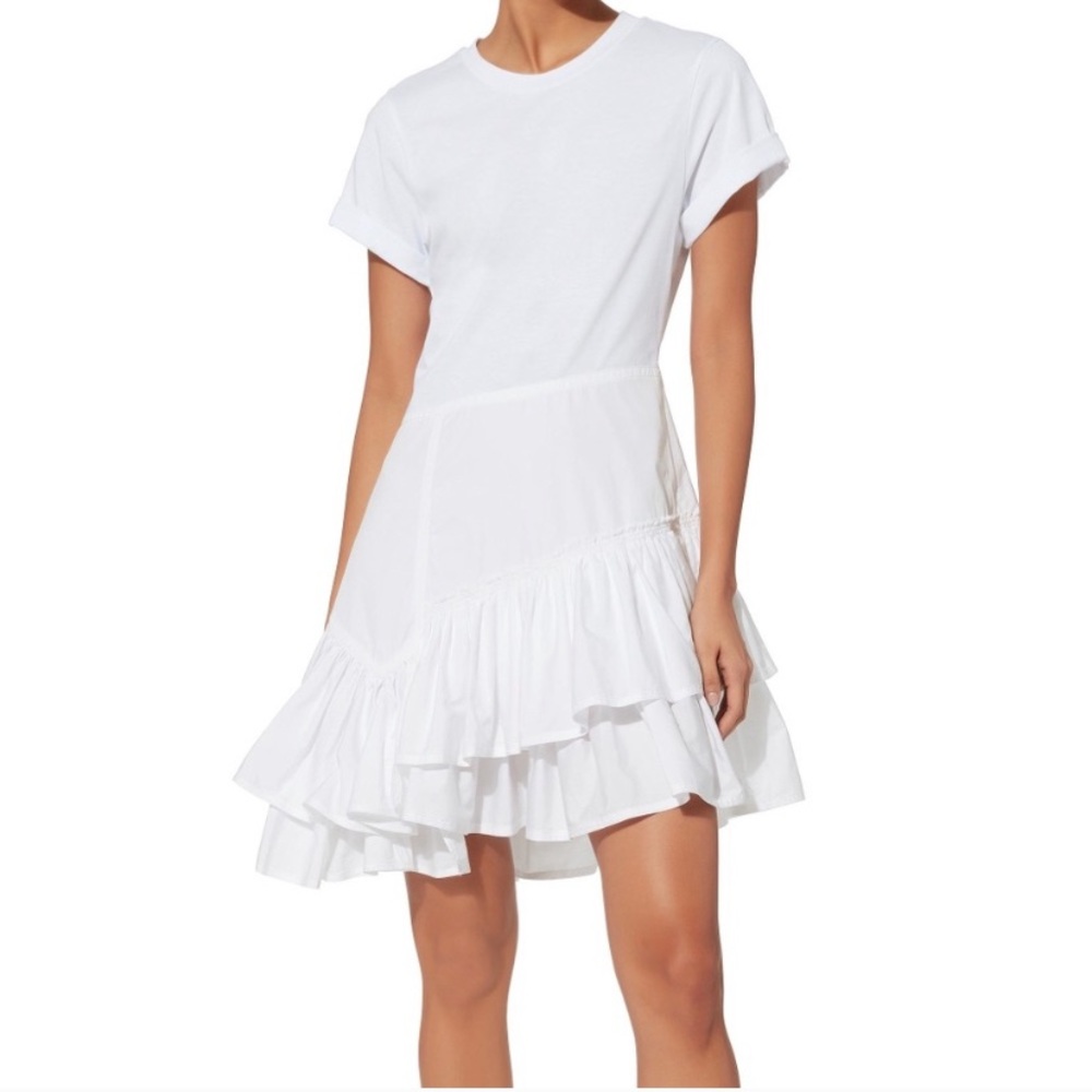 White Ruffle T-shirt 3.1 Philip Lim dress size M